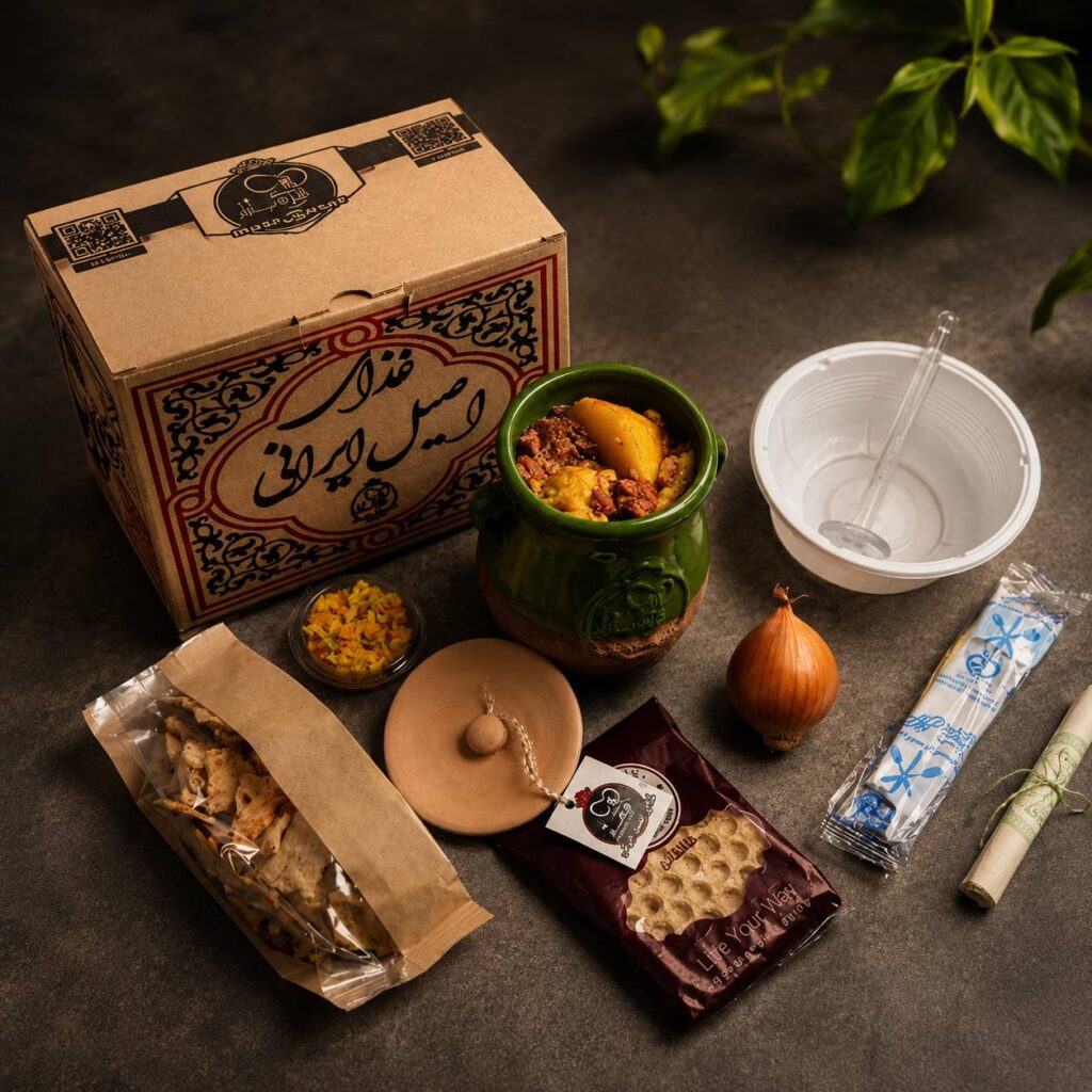 دیزی سفالی تک‌نفره مزه بازار؛ جایگزین خانگی دیزی سنگی